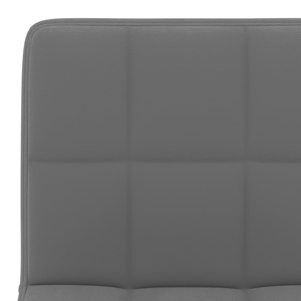 vidaXL Σκαμπό Μπαρ 2 τεμ. Σκούρο Γκρι Βελούδινα