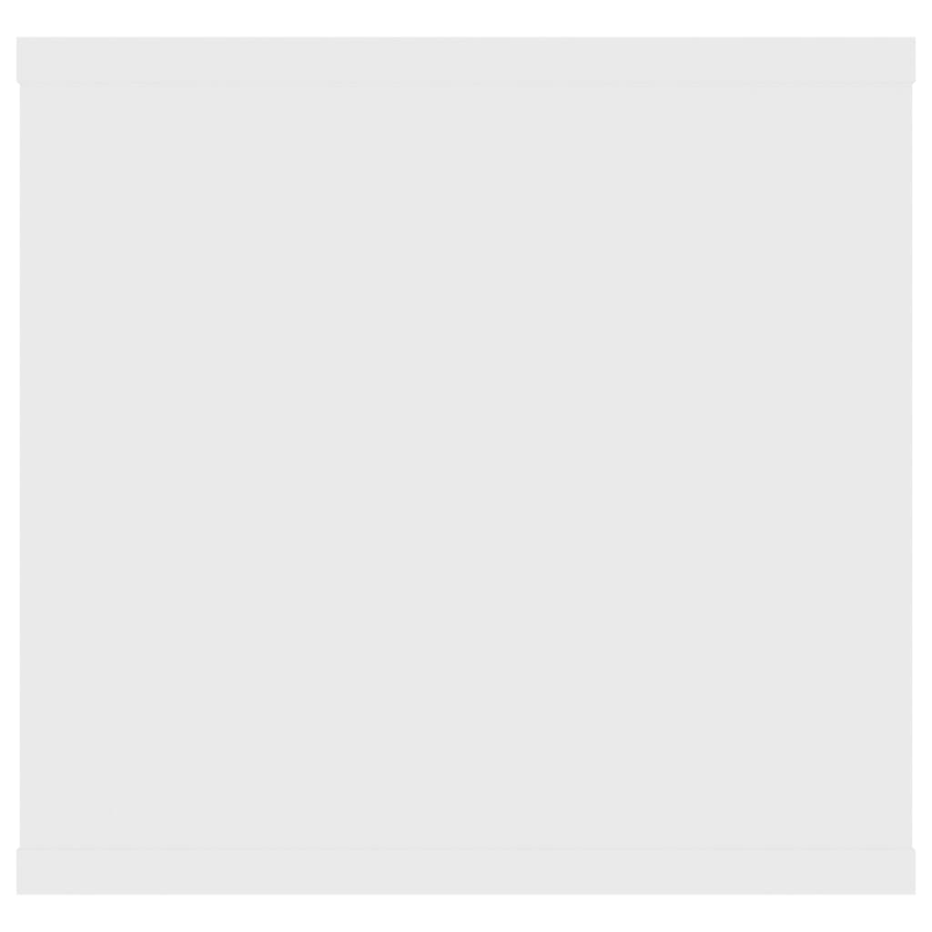 vidaXL Ραφιέρα Τοίχου Λευκή 102 x 30 x 29 εκ. από Επεξ. Ξύλο