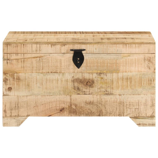 vidaXL Μπαούλο Αποθήκευσης από Ακατέργαστο Μασίφ Ξύλο Μάνγκο