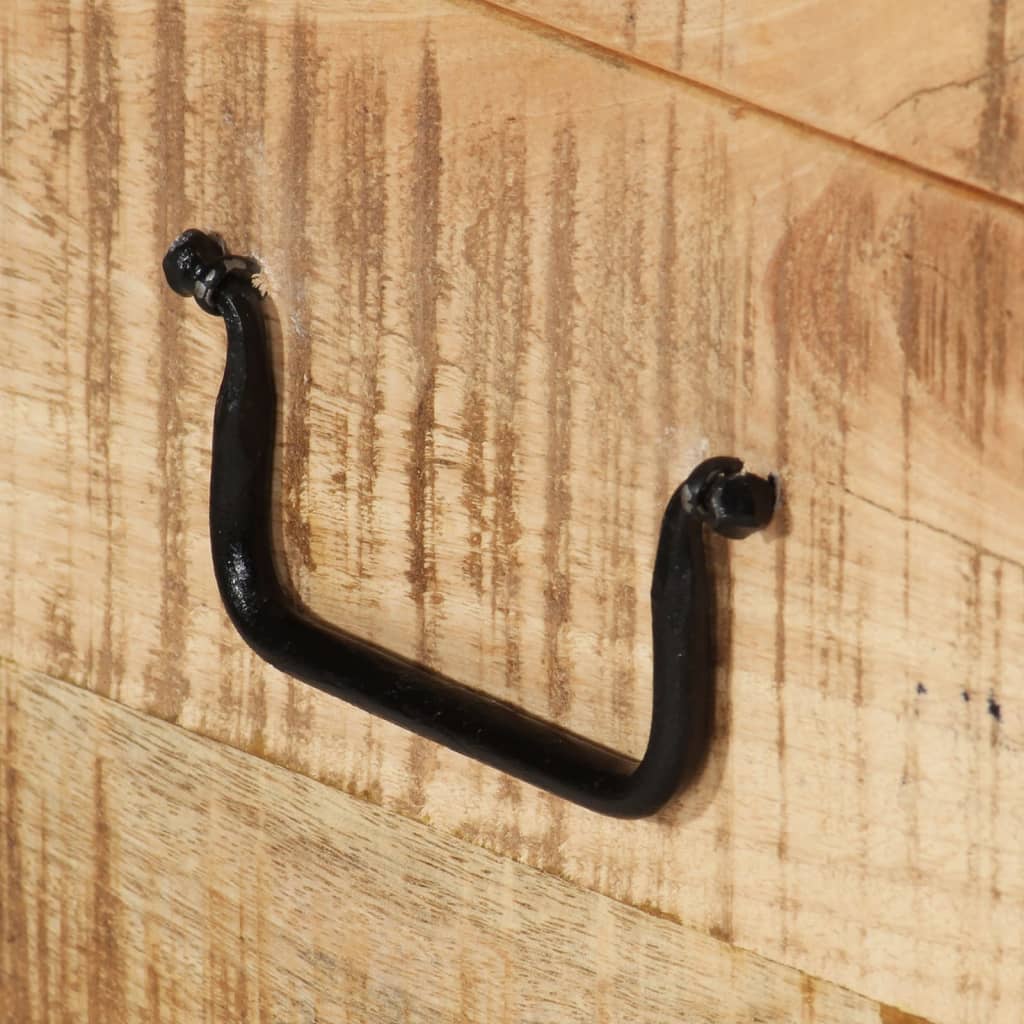 vidaXL Μπαούλο Αποθήκευσης από Ακατέργαστο Μασίφ Ξύλο Μάνγκο