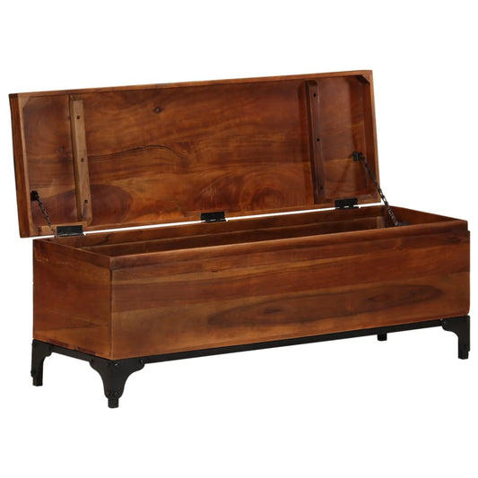 vidaXL Μπαούλο Αποθήκευσης 110 x 35 x 41 εκ. από Μασίφ Ξύλο Ακακίας