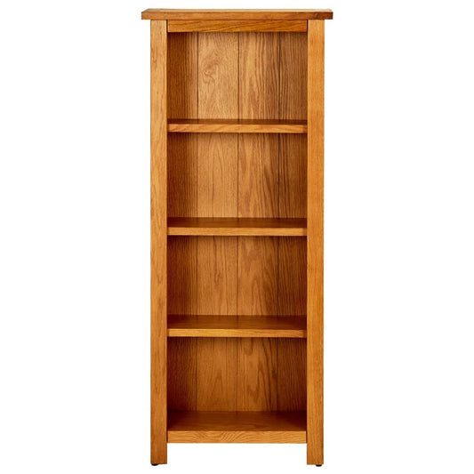 vidaXL Βιβλιοθήκη με 4 Επίπεδα 45 x 22 x 110 εκ. από Μασίφ Ξύλο Δρυός