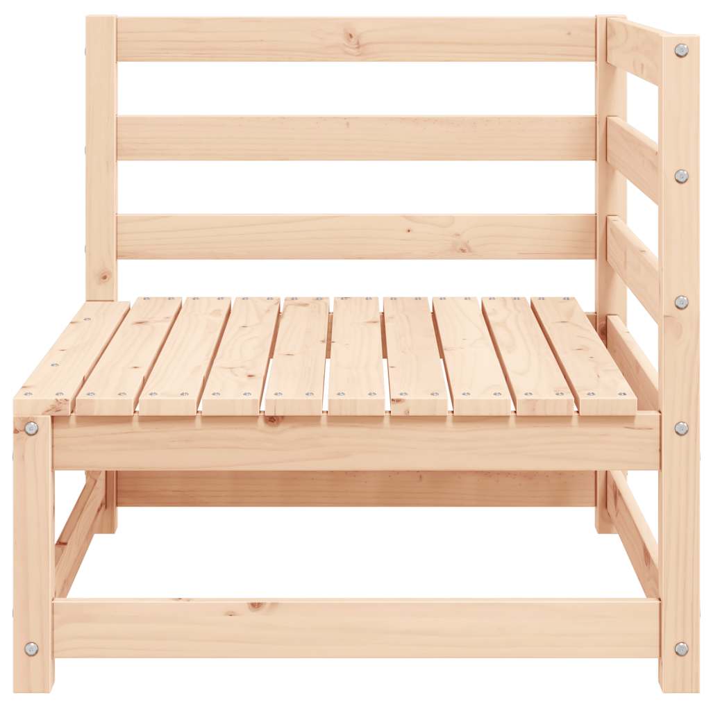 vidaXL Καναπέδες Κήπου Γωνιακοί 2 τεμ. Μασίφ Ξύλο Πεύκου με Μαξιλάρια