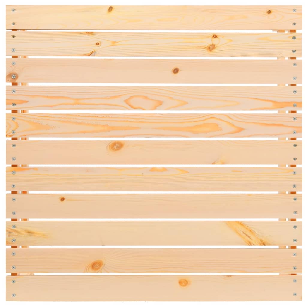 vidaXL Υποπόδια Κήπου 2 τεμ. από Μασίφ Ξύλο Πεύκου με Μαξιλάρια