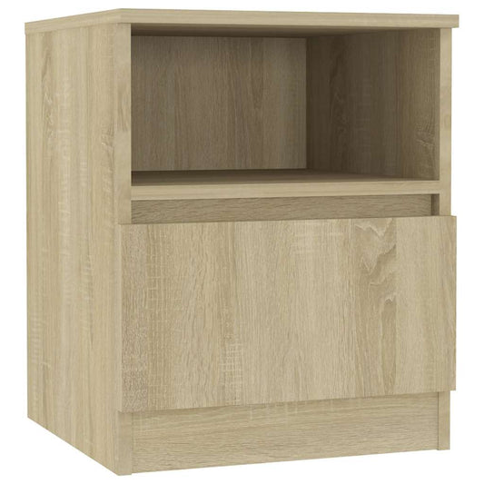 vidaXL Κομοδίνο Sonoma Δρυς 40 x 40 x 50 εκ. από Επεξ. Ξύλο