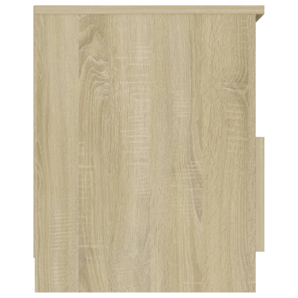 vidaXL Κομοδίνο Sonoma Δρυς 40 x 40 x 50 εκ. από Επεξ. Ξύλο