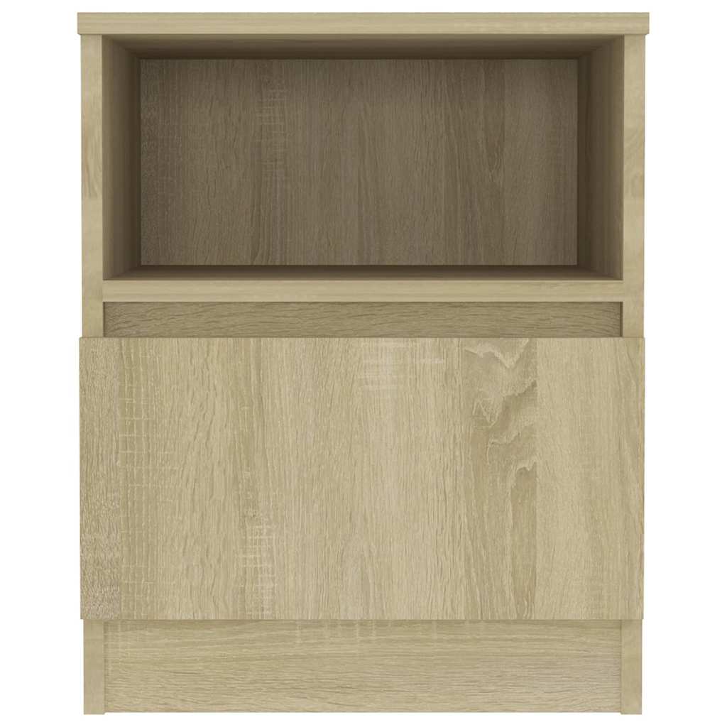 vidaXL Κομοδίνα 2 τεμ. Sonoma Δρυς 40 x 40 x 50 εκ. από Επεξ. Ξύλο