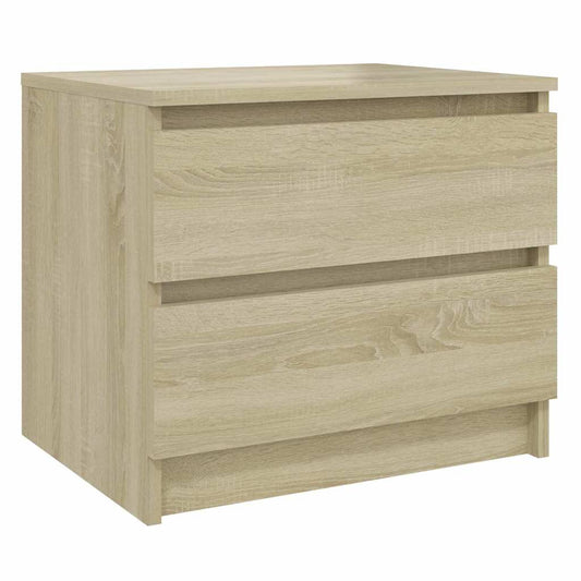 vidaXL Κομοδίνο Sonoma Δρυς 50 x 39 x 43,5 εκ. από Επεξ. Ξύλο