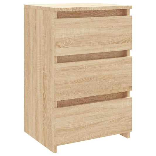 vidaXL Κομοδίνο Sonoma Δρυς 40 x 35 x 62,5 εκ. από Επεξ. Ξύλο