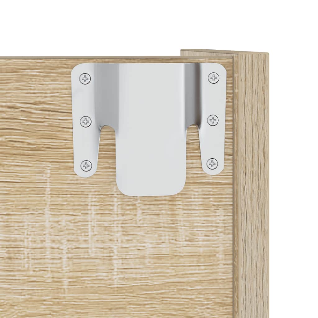 vidaXL Παπουτσοθήκες 2 τεμ. Sonoma Δρυς 60 x 18 x 60 εκ. Μοριοσανίδα