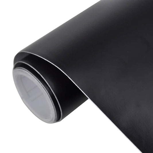 vidaXL Μεμβράνη Αυτοκινήτου Μαύρη Ματ 100 x 150 εκ.