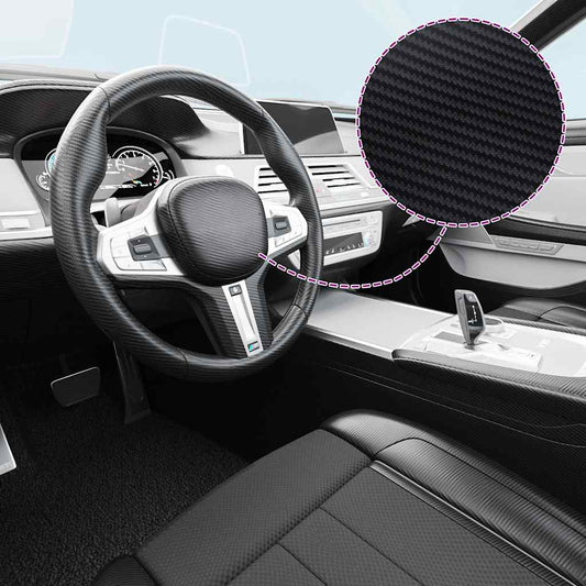 vidaXL Μεμβράνες Αυτοκινήτου 3D 2 τεμ. Μαύρες 100x150 εκ. & 50x150 εκ.