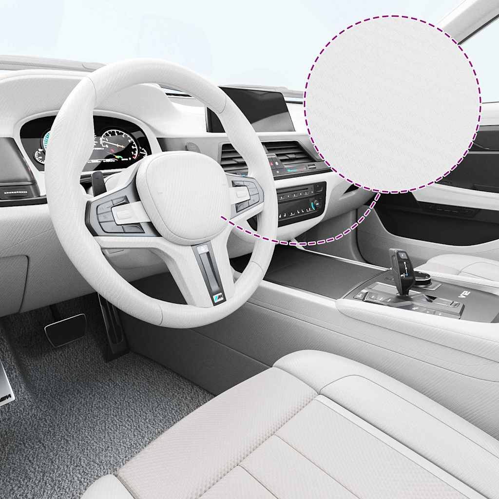 vidaXL Μεμβράνες Αυτοκινήτου 3D 2 τεμ. Λευκό 100x150 εκ. & 50x150 εκ.