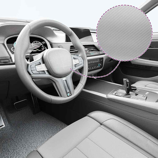 vidaXL Μεμβράνες Αυτοκινήτου 4D 2 τεμ. Ασημί 100x150 εκ. & 50x150 εκ.