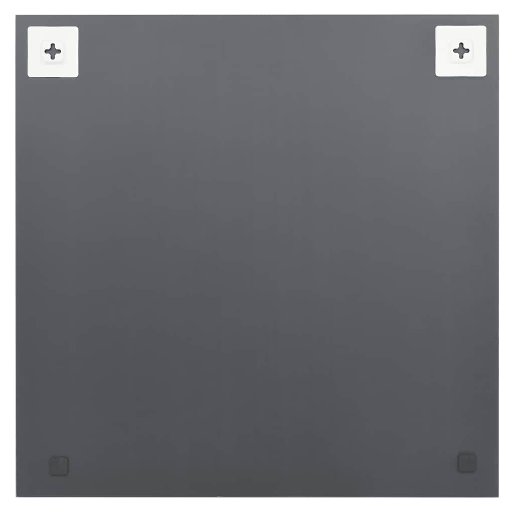 vidaXL Καθρέφτης Τοίχου Τετράγωνος με Φωτισμό LED Γυάλινος