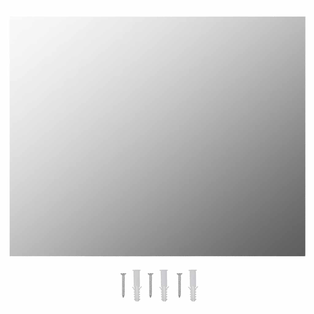 vidaXL Καθρέφτης Τοίχου Ορθογώνιος με Φωτισμό LED Γυάλ. Χωρίς Πλαίσιο