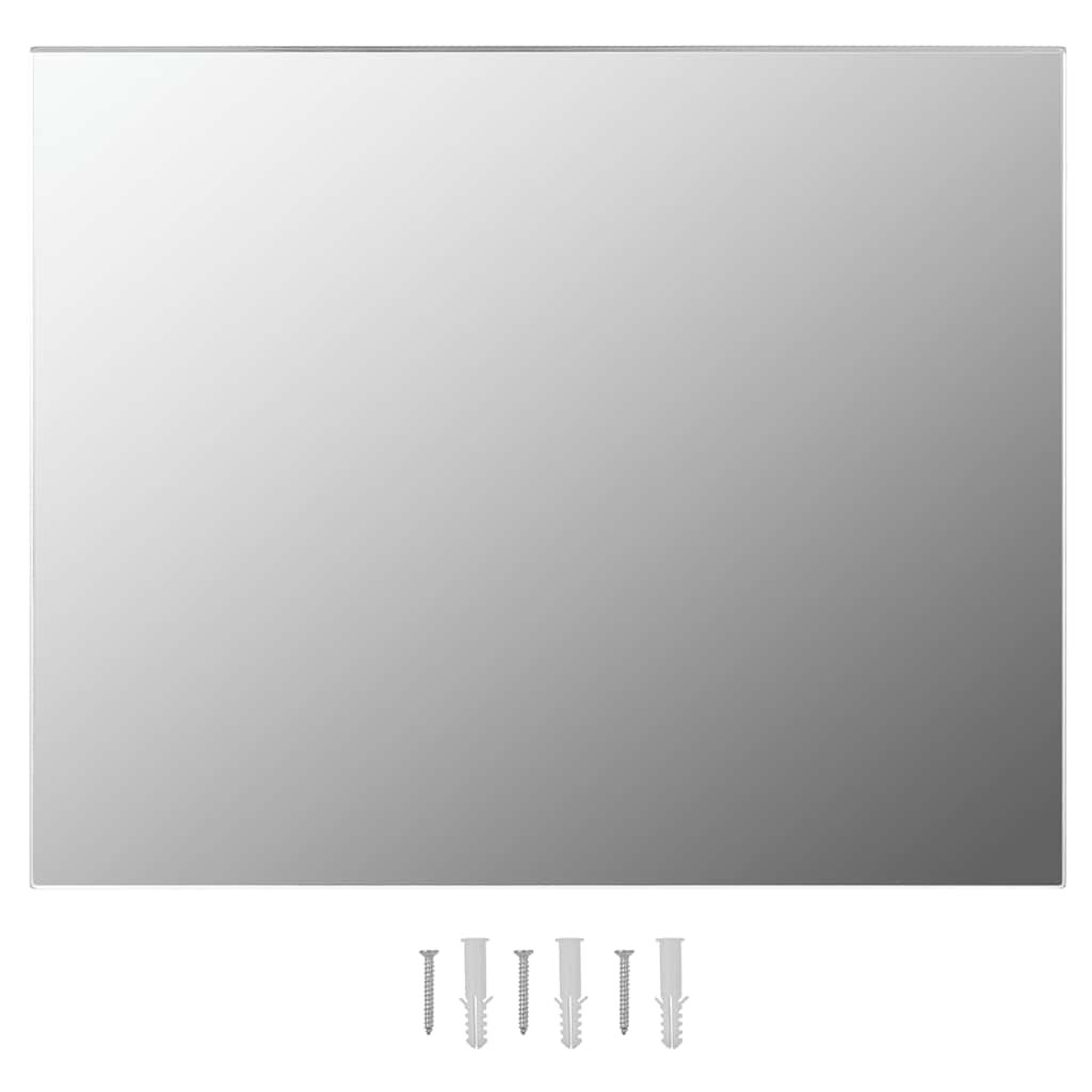 vidaXL Καθρέφτης Τοίχου Ορθογώνιος με Φωτισμό LED Γυάλ. Χωρίς Πλαίσιο