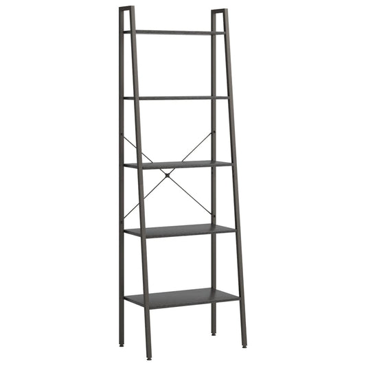 vidaXL Ραφιέρα Όρθια 5 Επιπέδων Μαύρη 56 x 35 x 174 εκ.