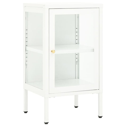 vidaXL Μπουφές 38 x 35 x 70 εκ. Μέταλλο και Γυαλί