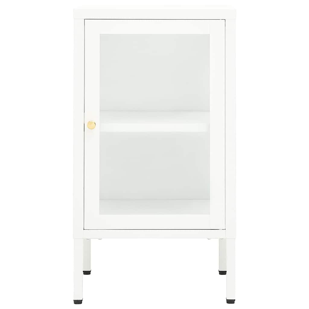 vidaXL Μπουφές 38 x 35 x 70 εκ. Μέταλλο και Γυαλί