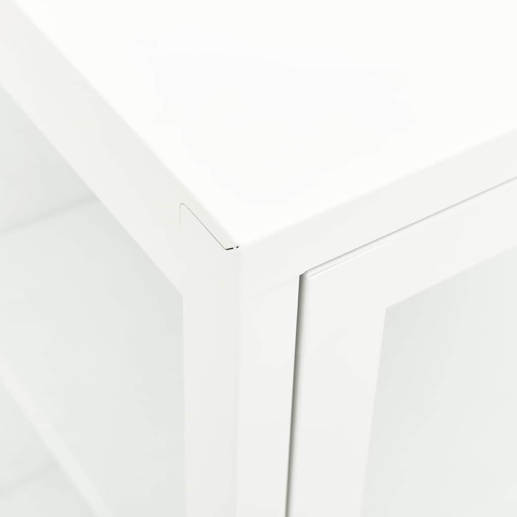 vidaXL Μπουφές 38 x 35 x 70 εκ. Μέταλλο και Γυαλί