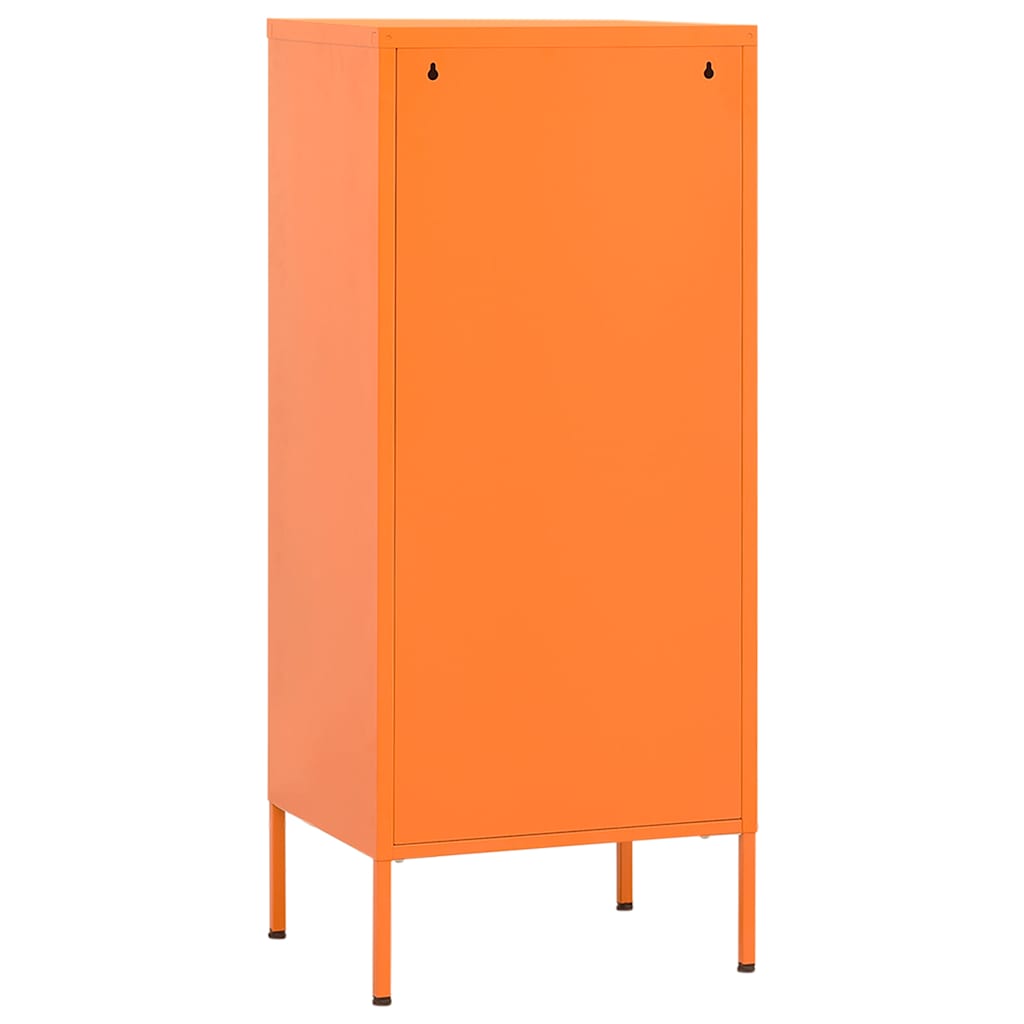 vidaXL Ντουλάπι Αποθήκευσης Πορτοκαλί 42,5 x 35 x 101,5 εκ. από Ατσάλι