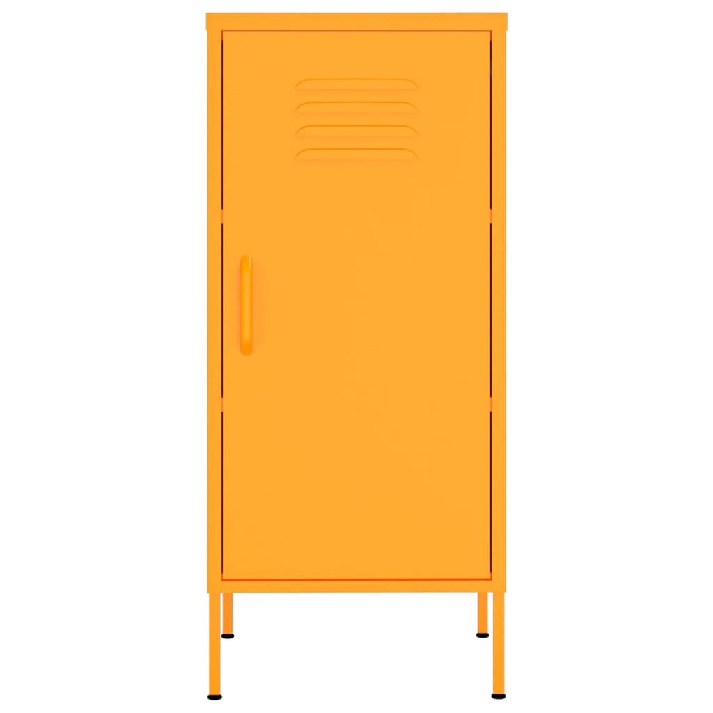 vidaXL Ντουλάπι Αποθήκευσης Μουσταρδί 42,5x35x101,5 εκ. από Ατσάλι