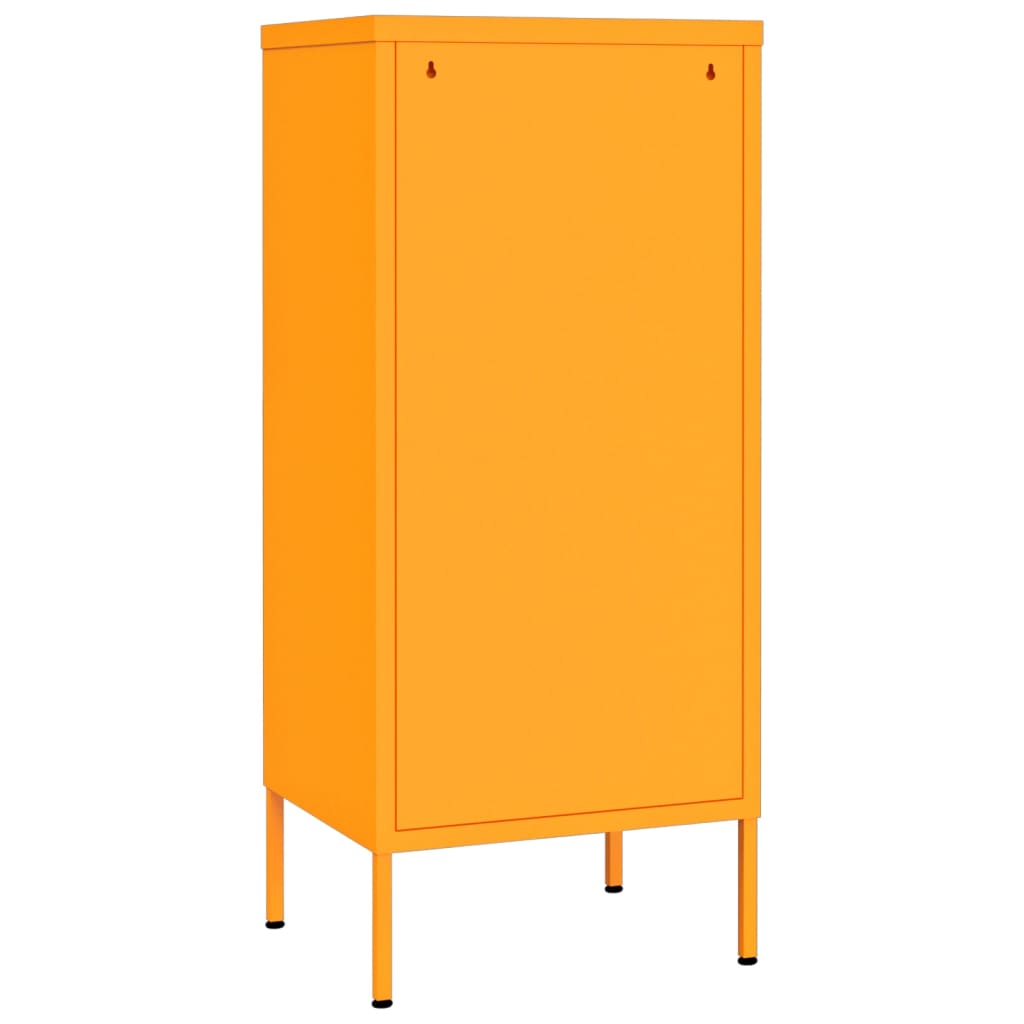 vidaXL Ντουλάπι Αποθήκευσης Μουσταρδί 42,5x35x101,5 εκ. από Ατσάλι
