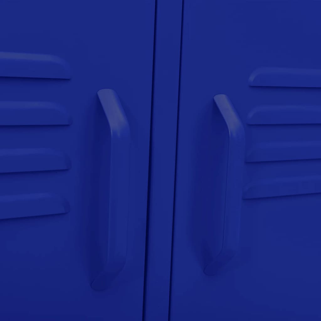 vidaXL Έπιπλο Τηλεόρασης Ναυτικό Μπλε 105x35x50 εκ. από Ατσάλι