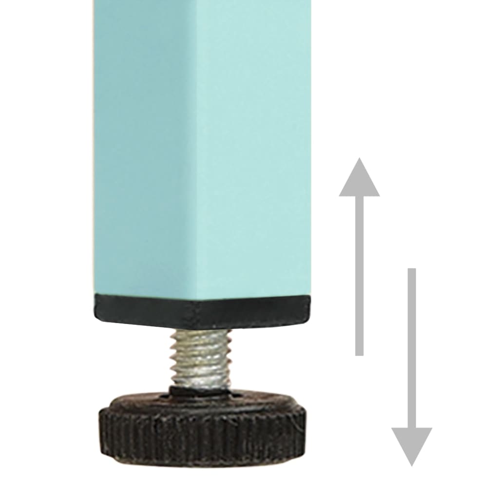 vidaXL Έπιπλο Τηλεόρασης Χρώμα Μέντας 105x35x50 εκ. από Ατσάλι