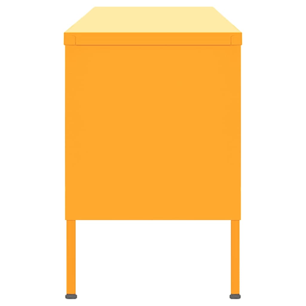 vidaXL Έπιπλο Τηλεόρασης Μουσταρδί Κίτρινο 105x35x50 εκ. από Ατσάλι