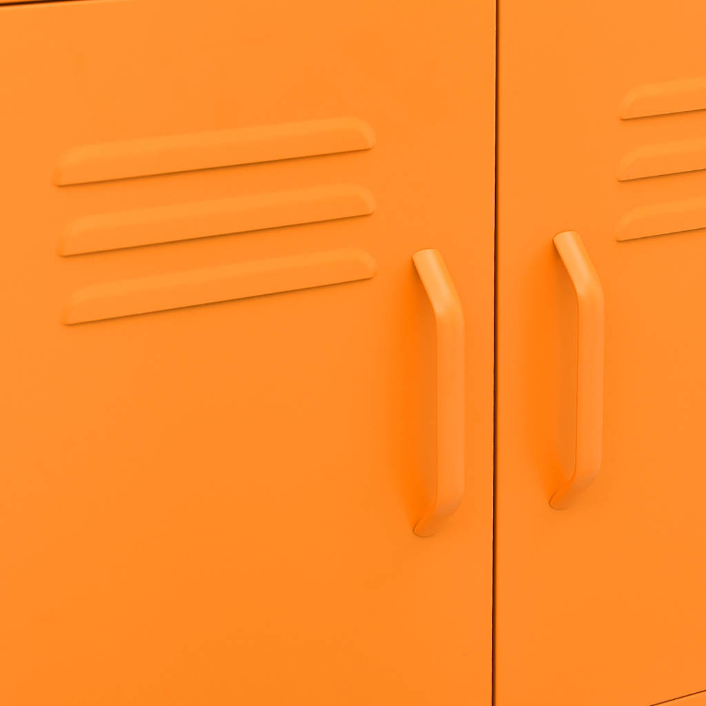 vidaXL Ντουλάπι Αποθήκευσης Πορτοκαλί 60 x 35 x 56 εκ. από Ατσάλι