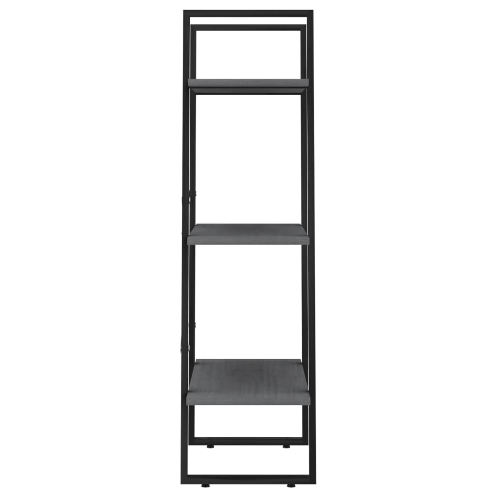 vidaXL Ραφιέρα Αποθήκευσης Γκρι 60x30x105 εκ. από Μασίφ Ξύλο Πεύκου