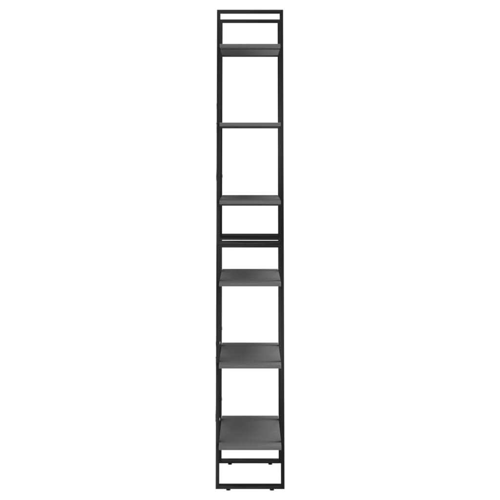 vidaXL Ράφι Αποθήκευσης Γκρι 60x30x210 εκ. από Επεξεργασμένο Ξύλο