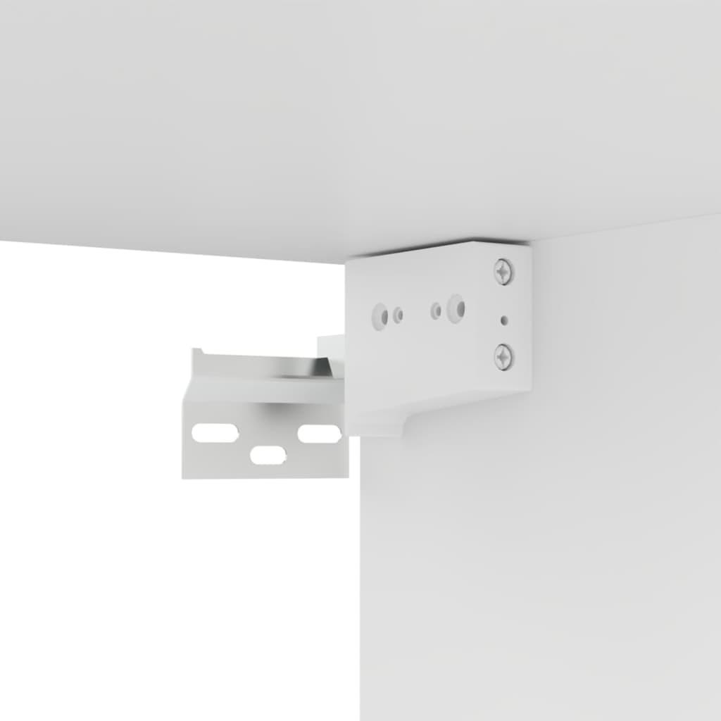 vidaXL Έπιπλα Τηλεόρασης 4 τεμ. Λευκά 100 x 30 x 30 εκ. Επεξ. Ξύλο