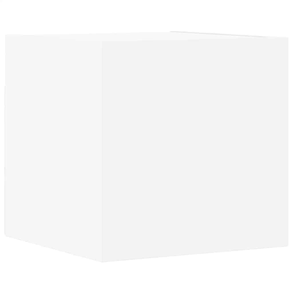 vidaXL Σετ Επίπλου Τηλεόρασης 8 Τεμαχίων Λευκό από Επεξεργασμένο Ξύλο