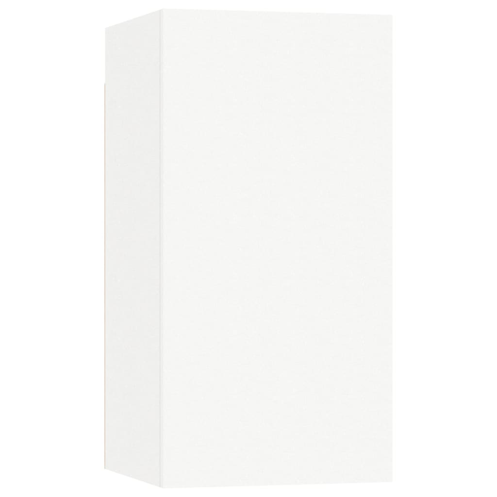 vidaXL Έπιπλα Τηλεόρασης 4 τεμ. Λευκά 30,5 x 30 x 60 εκ. Επεξ. Ξύλο