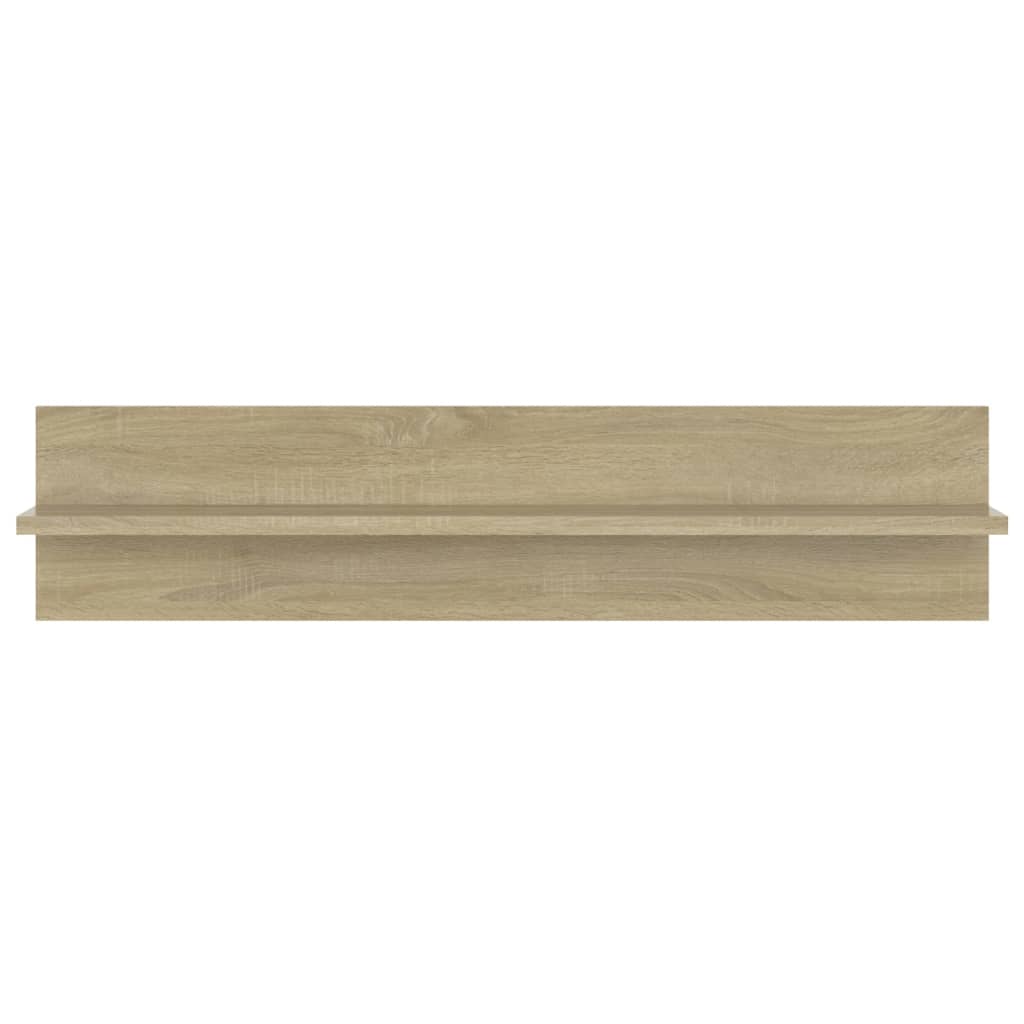 vidaXL Ραφιέρες Τοίχου 2 τεμ. Sonoma Δρυς 80 x 11,5 x 18εκ Μοριοσανίδα