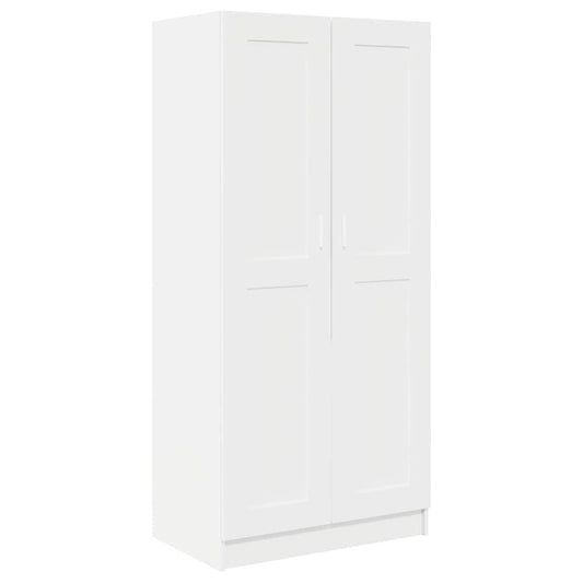 vidaXL Ντουλάπα Λευκή 85,2 x 51,5 x 180 εκ. από Επεξ. Ξύλο
