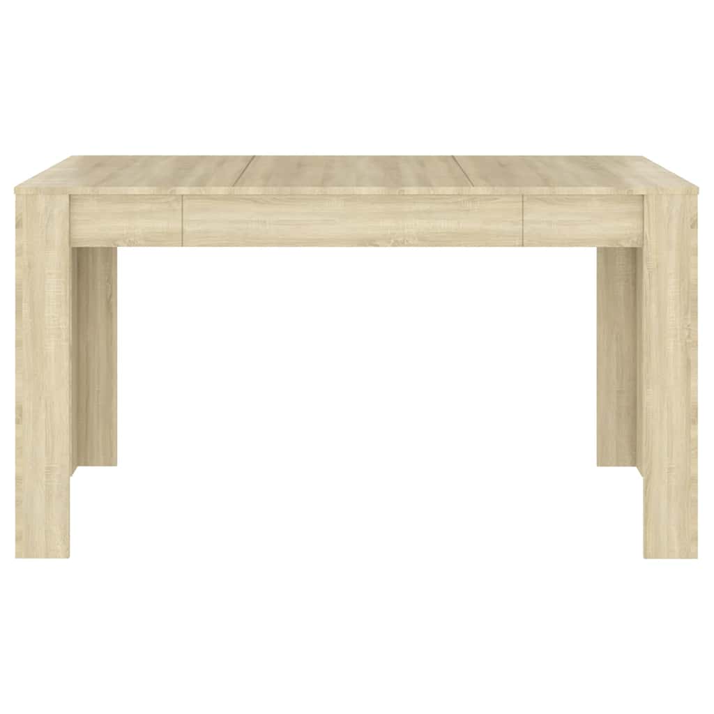 vidaXL Τραπεζαρία Sonoma Δρυς 140 x 74,5 x 76 εκ. Επεξεργασμένο Ξύλο