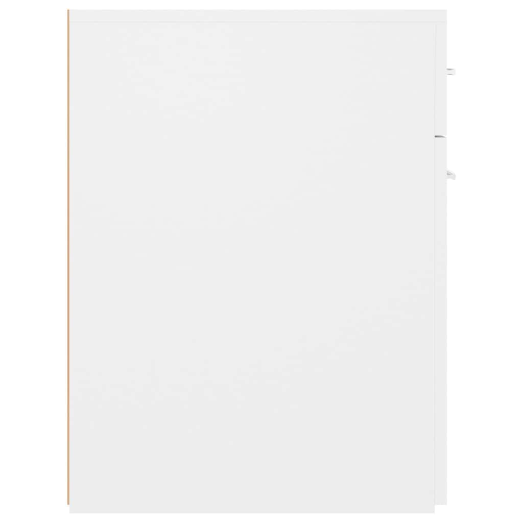 vidaXL Συρταριέρα Γενικής Χρήσης Λευκή 20 x 45,5 x 60 εκ. Επεξ. Ξύλο