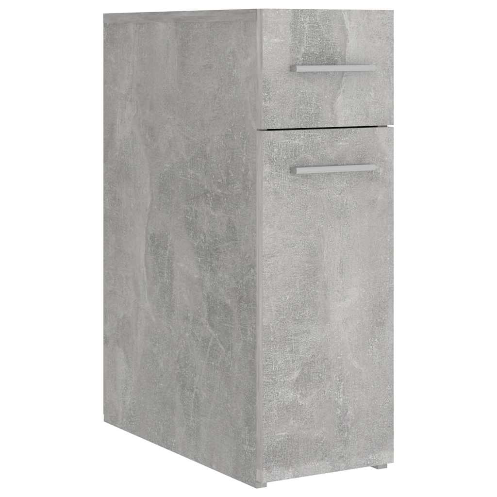 vidaXL Συρταριέρα Γενικής Χρήσης Γκρι Σκυρ. 20x45,5x60 εκ. Επεξ. Ξύλο