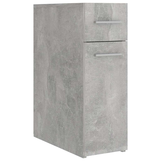 vidaXL Συρταριέρα Γενικής Χρήσης Γκρι Σκυρ. 20x45,5x60 εκ. Επεξ. Ξύλο