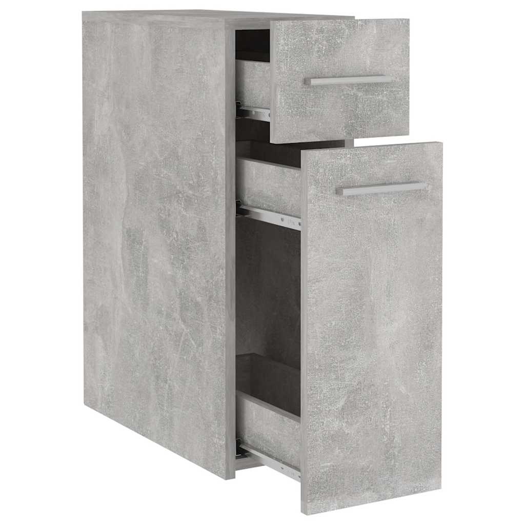 vidaXL Συρταριέρα Γενικής Χρήσης Γκρι Σκυρ. 20x45,5x60 εκ. Επεξ. Ξύλο