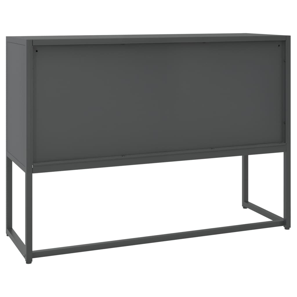 vidaXL Μπουφές Ανθρακί 105 x 35 x 75 εκ. από Ατσάλι