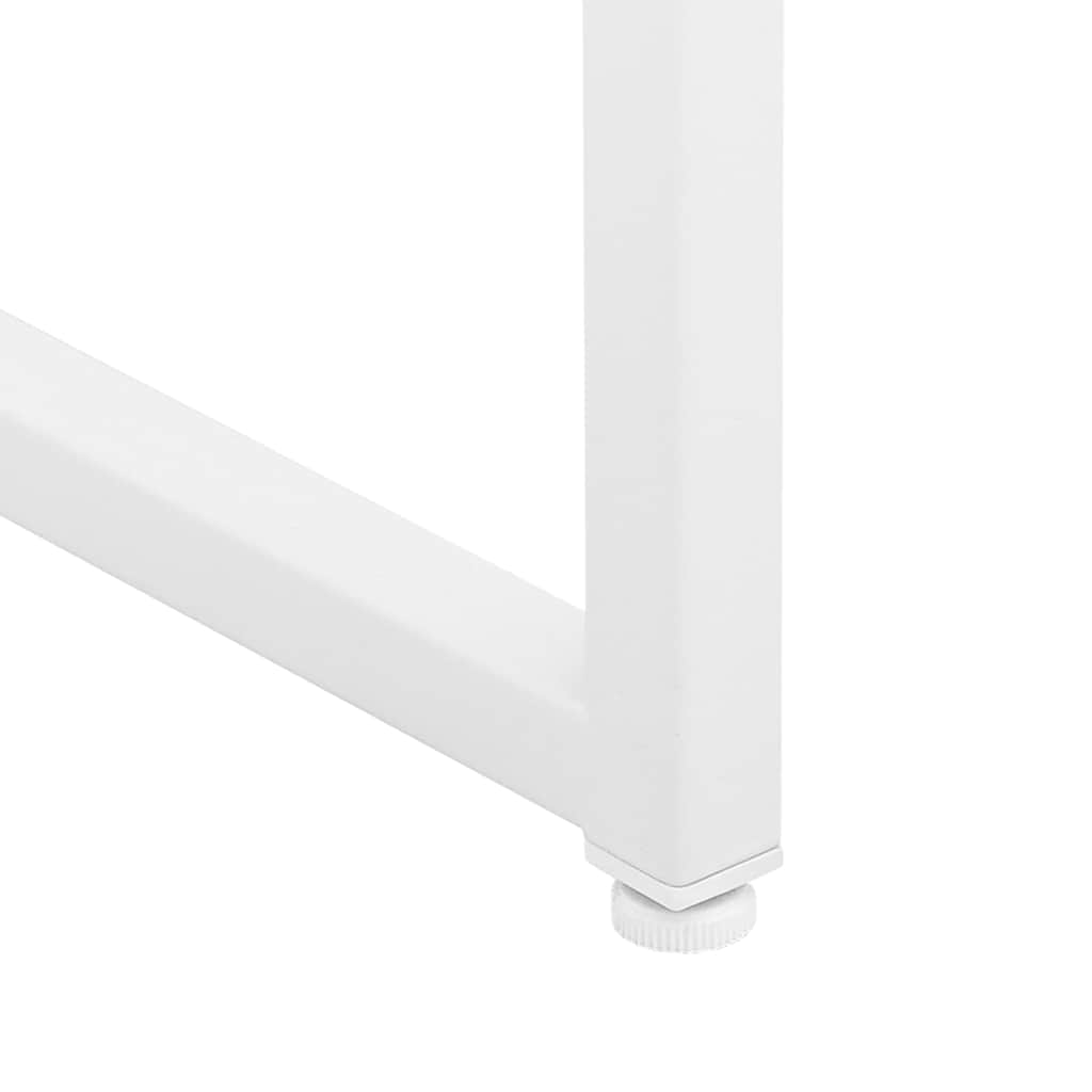 vidaXL Μπουφές Λευκός 75 x 35 x 75 εκ. από Ατσάλι