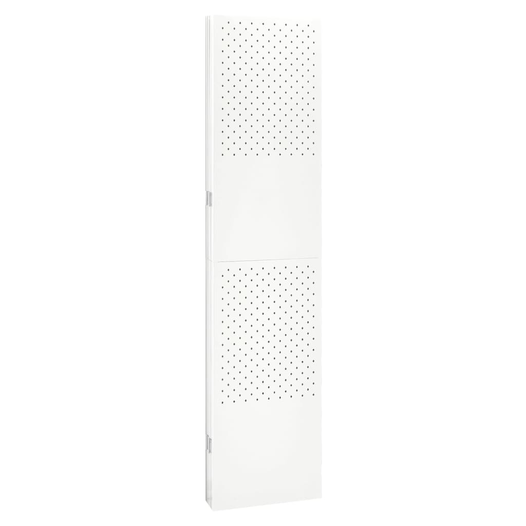 vidaXL Διαχωριστικό Δωματίου με 5 Πάνελ Λευκό 200 x 180 εκ. από Ατσάλι