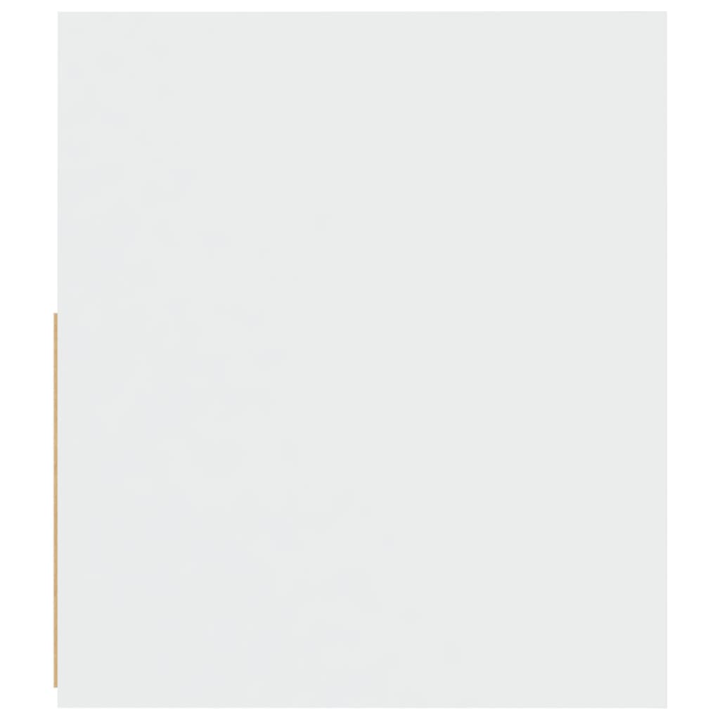 vidaXL Κομοδίνα με LED 2 τεμ. Λευκό 60 x 35 x 40 εκ.