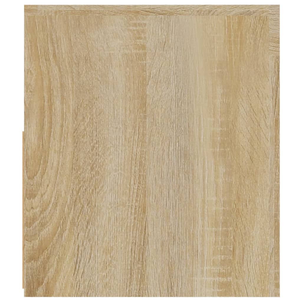 vidaXL Κομοδίνα με LED 2 τεμ. Sonoma Δρυς 60 x 35 x 40 εκ.