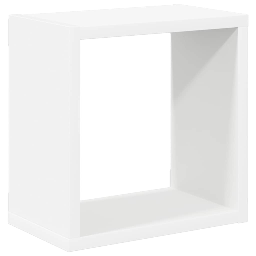 vidaXL Ράφια Κύβοι Τοίχου 6 τεμ. Λευκά 26 x 15 x 26 εκ.